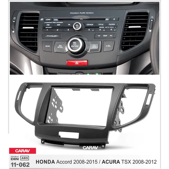 Carav-Parts 2-Din Radiolevy Honda Accord 2008