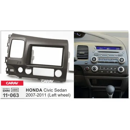 Carav-Parts 2-Din Radiolevy Honda Civic 2007-