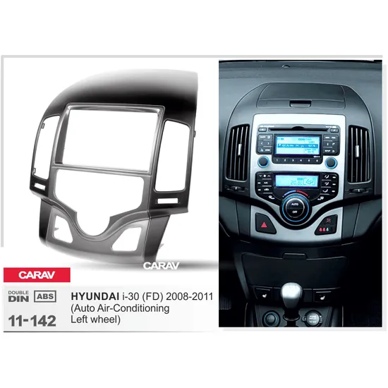 Carav-Parts 2-Din Radiosovite Hyundai i30 08-