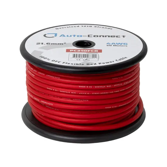 Auto-Connect 21mm² Virtakaapeli (PUN.) 50m