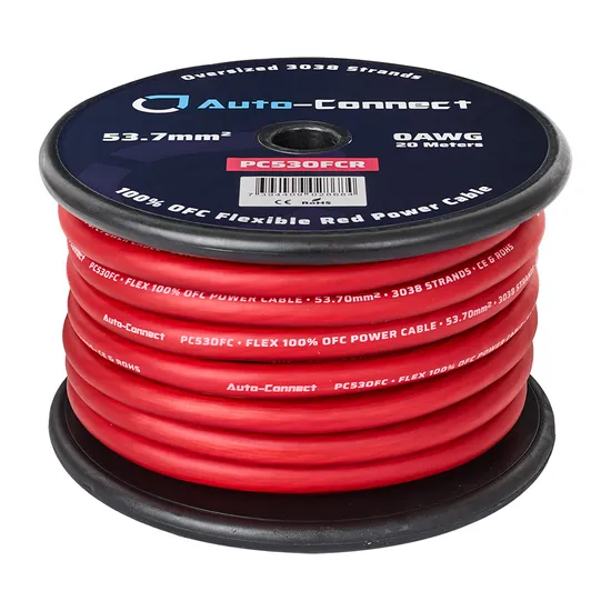 Auto-Connect 53mm² Virtakaapeli (PUN.) 20m