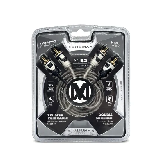 SonoMax RCA-kaapeli 5,2m