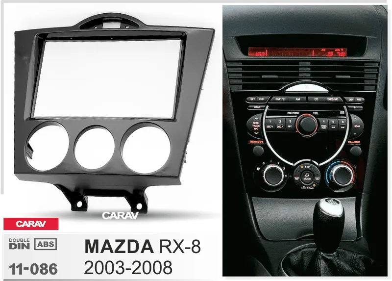 Carav-Parts 2-Din Radiosovite Mazda RX-8