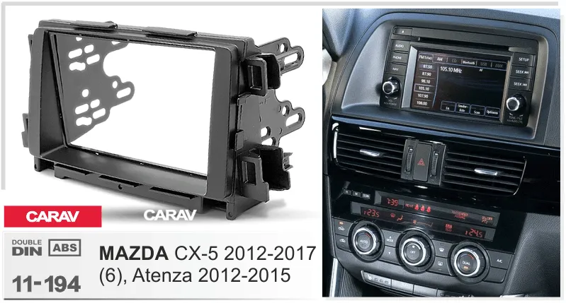 Carav-Parts 2-Din Radiosovite Mazda 6