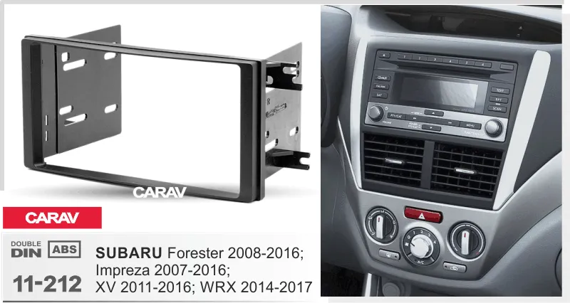 Carav-Parts 2-Din Radiosovite Subaru Forester