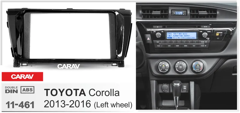 Carav-Parts 2-Din Toyota Corolla 2013-2016