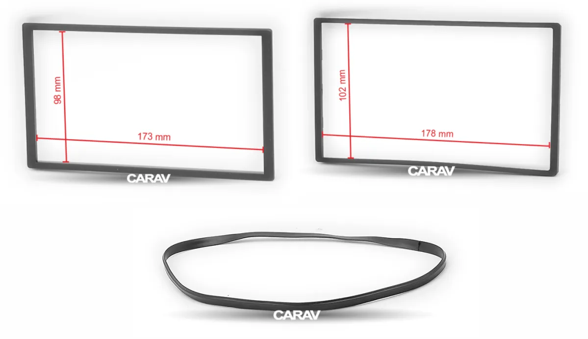 Carav-Parts 2-Din Radiosovite skoda Superb 20