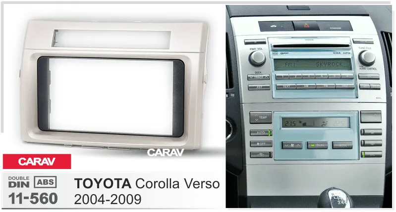 Carav-Parts 2-Din Toyota Corolla Verso 04-09