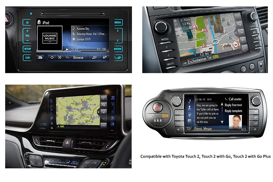 IncarTec Kamerasovite Toyota Touch 2