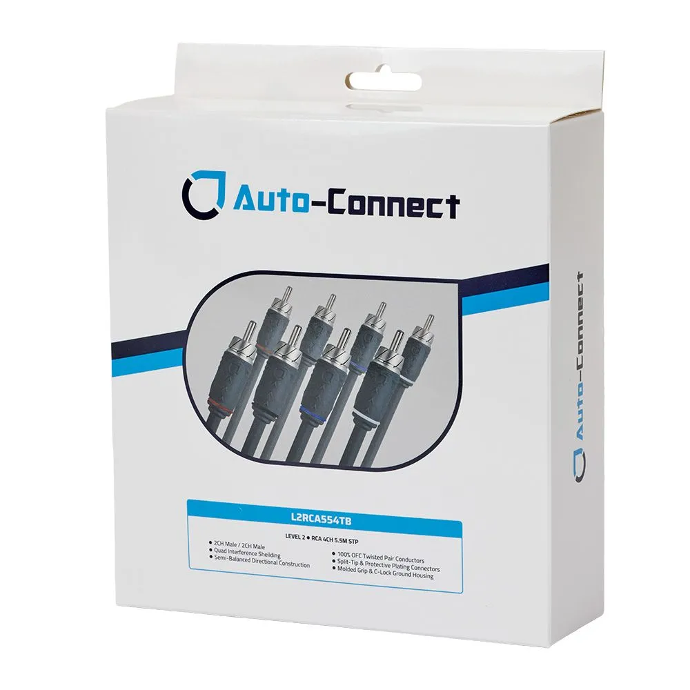 Auto-Connect L2 RCA 5,50m (4-kan.)