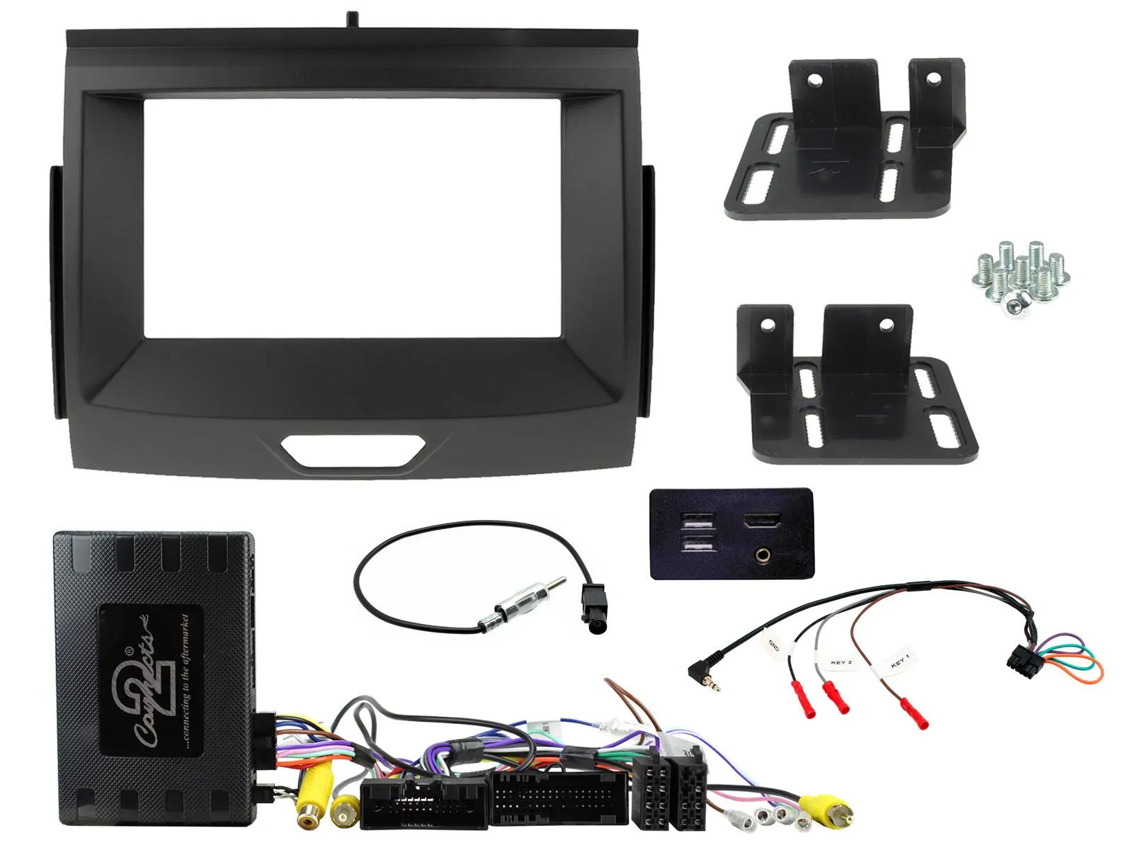 2-Din Kitti Ford Ranger 2016->