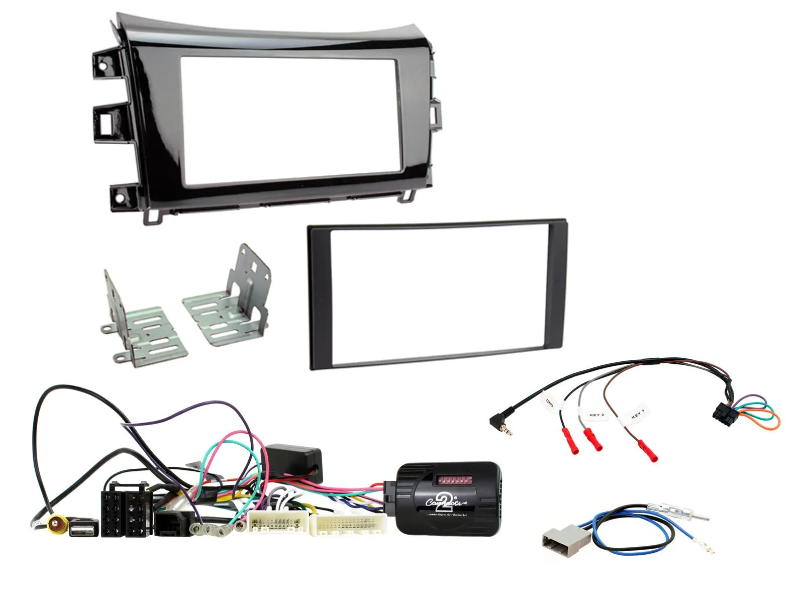 2-Din Kitti Nissan Navara 2015-2019