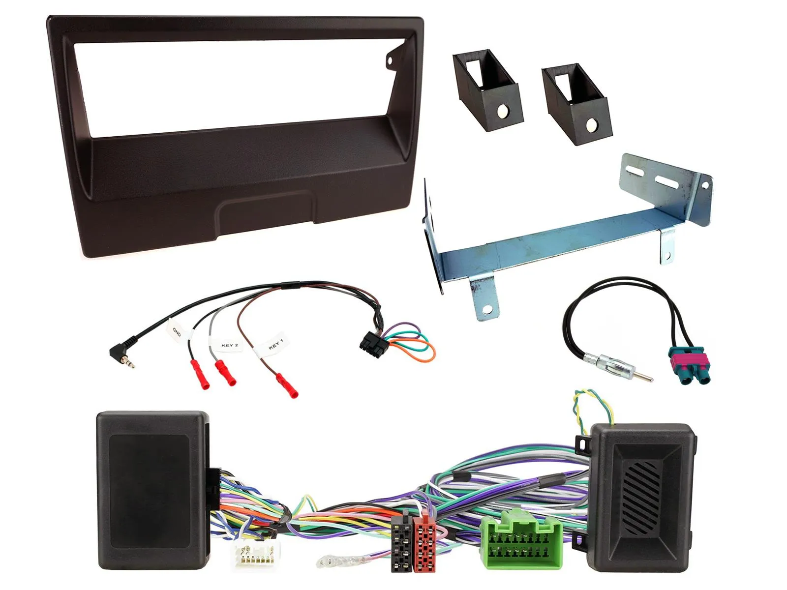 1-Din Kitti Volvo V50 2004-2012 VAHVISTIMELLA