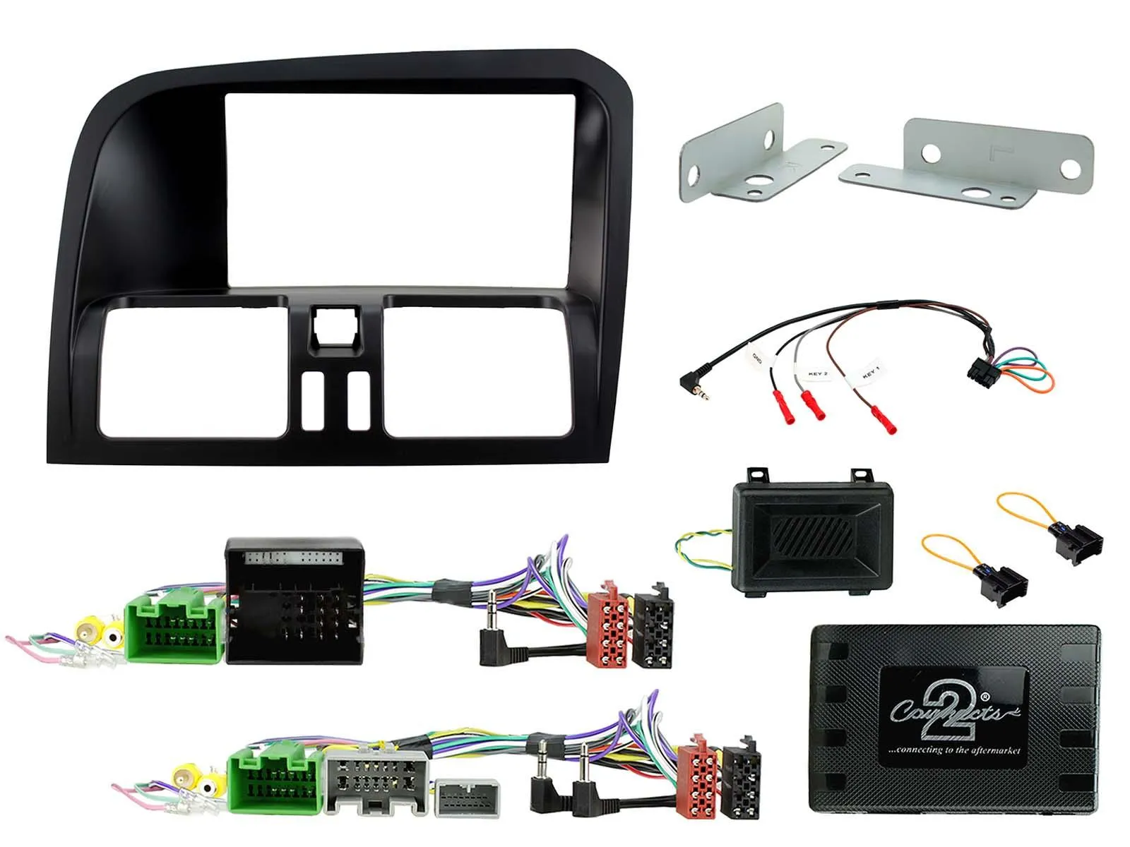 2-Din Kitti Volvo XC60 Amplified MOST 2008-20