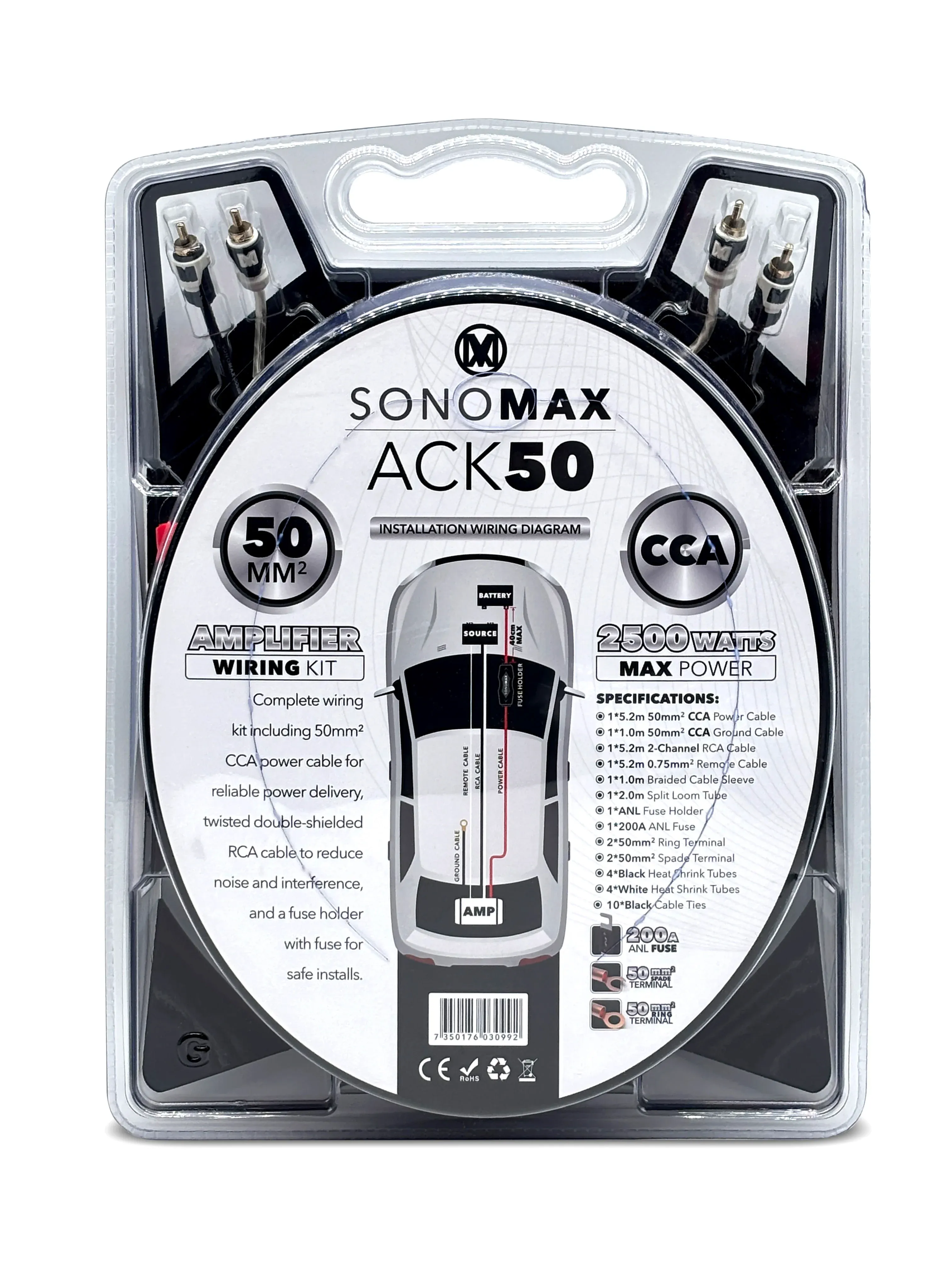 SonoMax 50mm² virtakitti