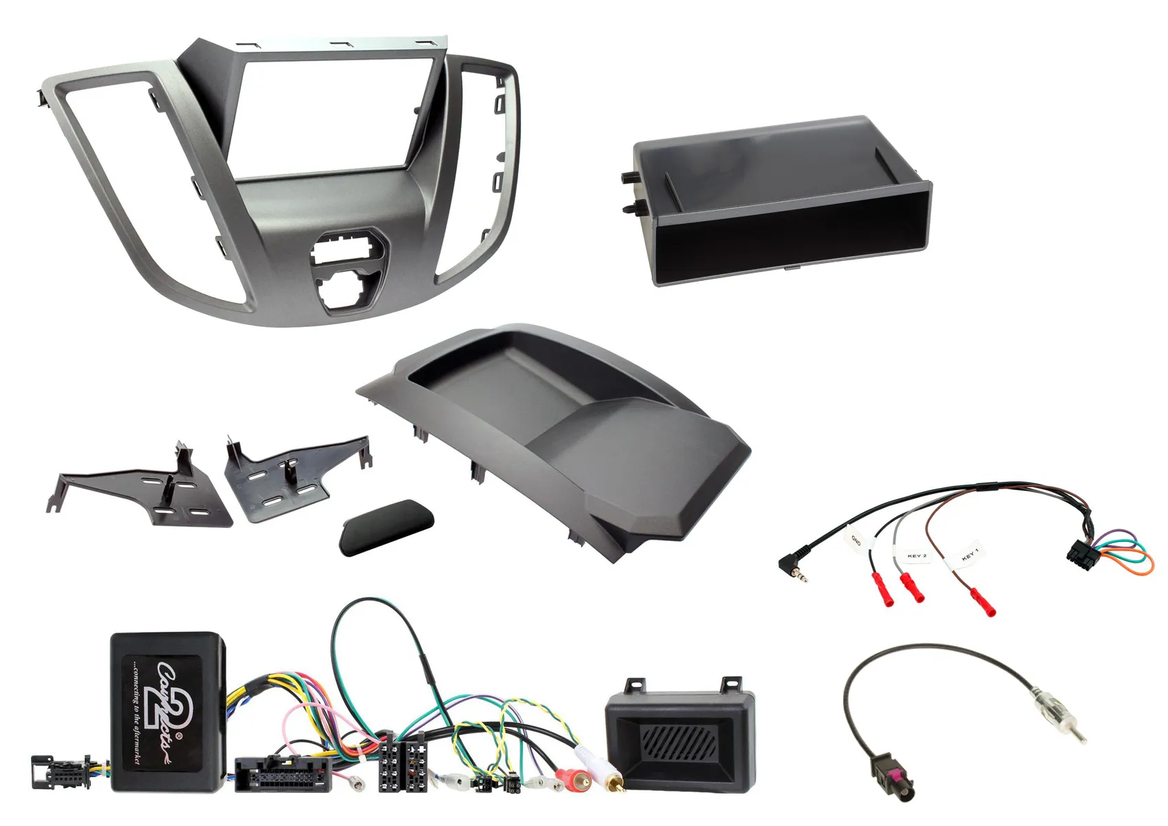 1-2din Kitti Ford Transit MK8 2013-2018