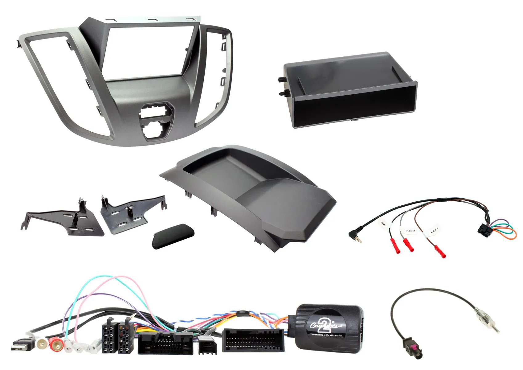 1-2din Kitti Ford Transit MK8 2013-2018